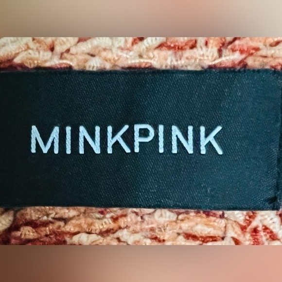 Minkpink Womens Chunky Knit Cropped Sweater Brown Size S - Picture 5 of 5